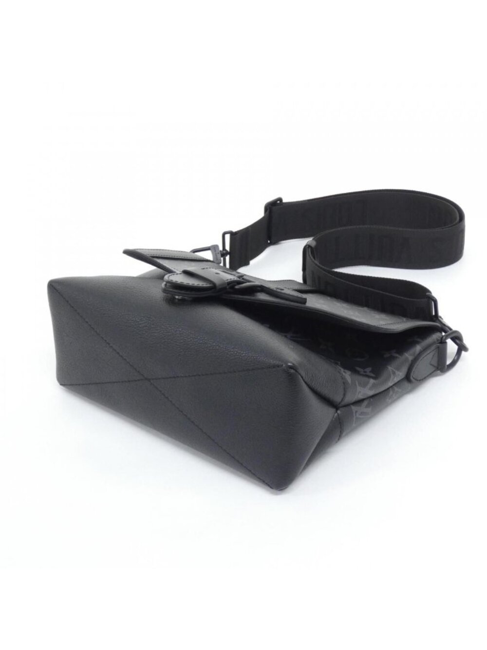 ★SOLD★ Louis Vuitton Monogram Eclipse Saumur Messenger - Picture 3 of 5